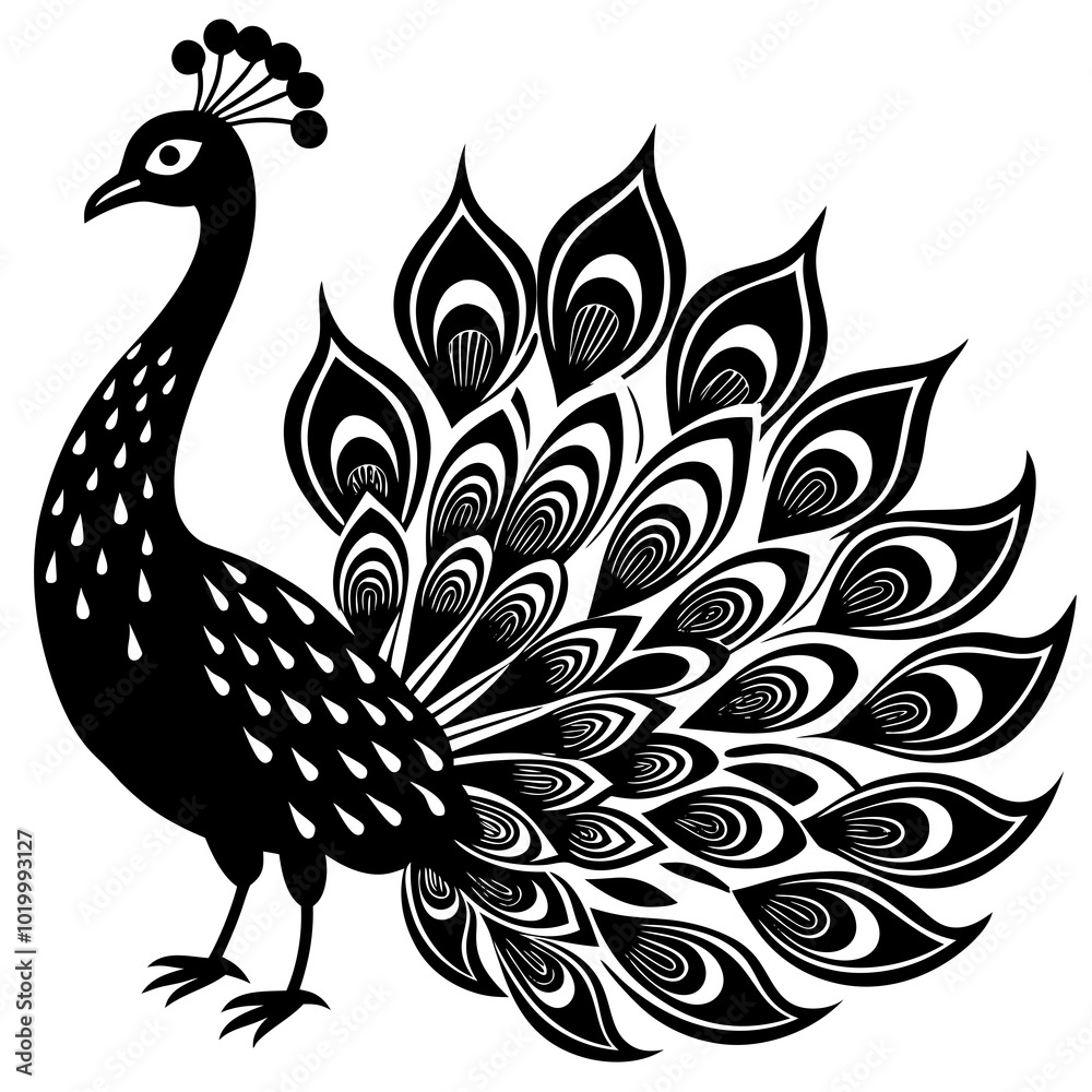 black and white peacock black and white peacock