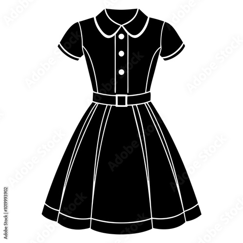 illustration of a dress