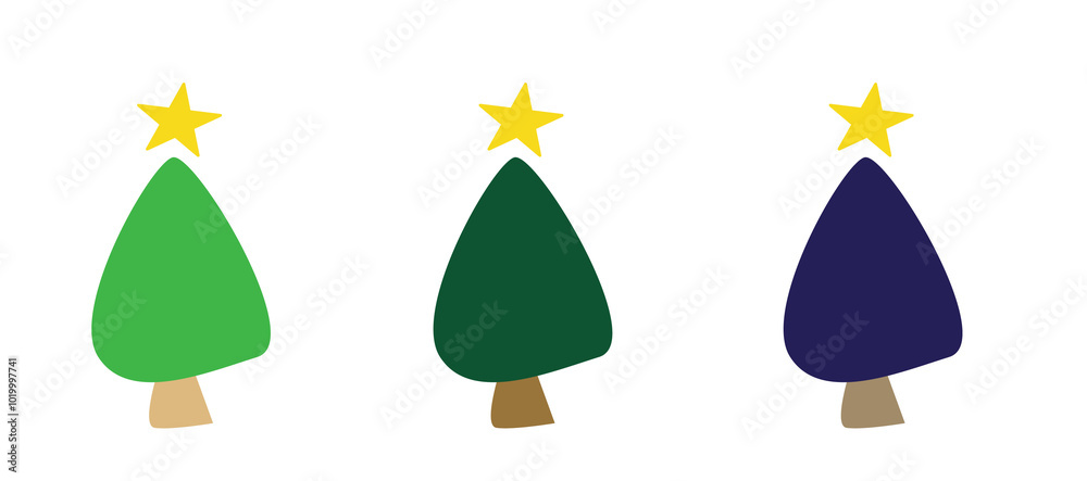 Christmas tree icon Christmas tree icon