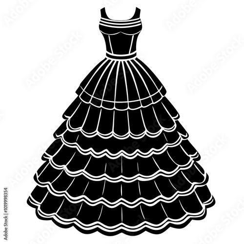 tiered dress