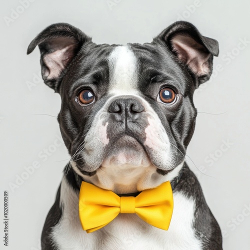 Bulldog with Bowtie. photo