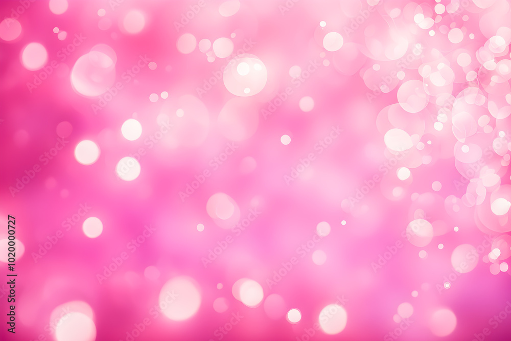 Abstract background of light bokeh blur On pink background. Abstract background of light bokeh blur On pink background.