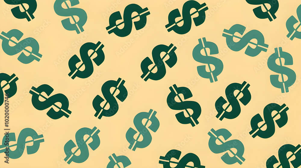 Dollar sign pattern, money finance wealth business currency investment economy Dollar sign pattern, money finance wealth business currency investment economy