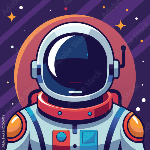 astronaut vector illustration graphic design