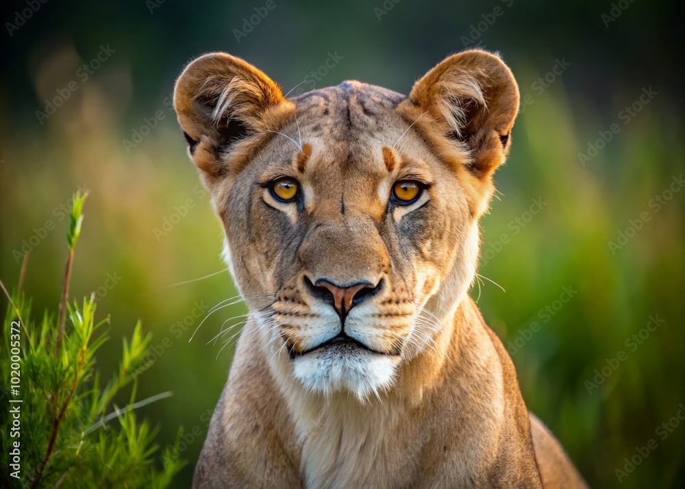 Stunning Lioness Portrait in Majestic Wilderness Capturing the Essence of Nature's Beauty and Power Stunning Lioness Portrait in Majestic Wilderness Capturing the Essence of Nature's Beauty and Power