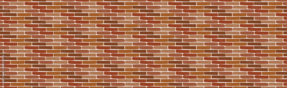 Obraz premium brick wall vector art flat design