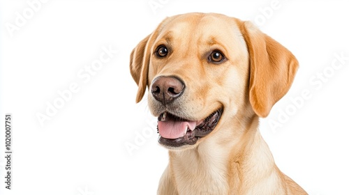 Friendly Labrador Retriever with Gentle Smile