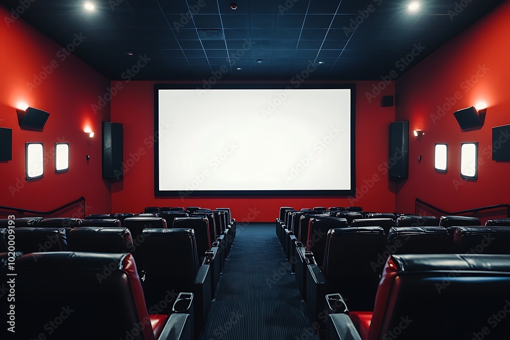 Obraz premium Empty Movie Theater Seats