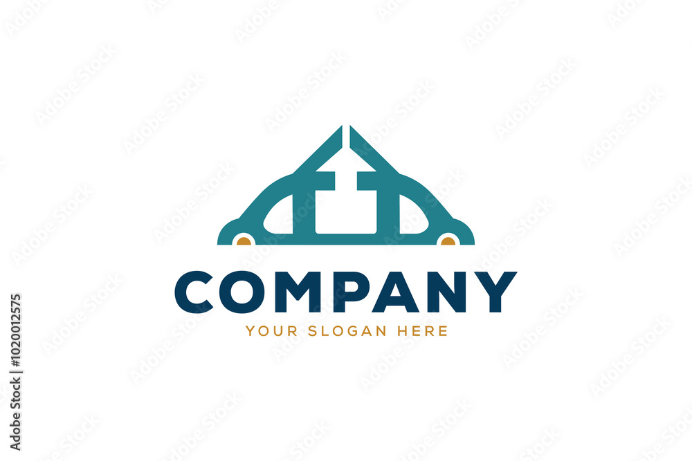 Car Arrow Logo Template Design Concept. Car Arrow Logo Template Design Concept.
