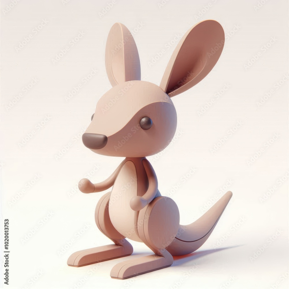 3d rendering of cute Kangaroo 3d rendering of cute Kangaroo