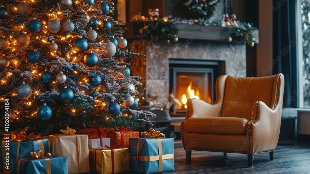 The Cozy Christmas Living Room