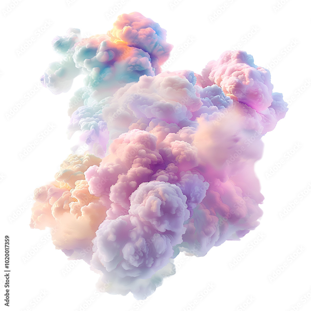 Pastel Clouds Clipart Vector Illustration Pastel Clouds Clipart Vector Illustration