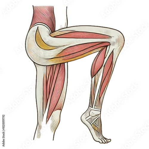 薄筋　Gracilis muscle photo