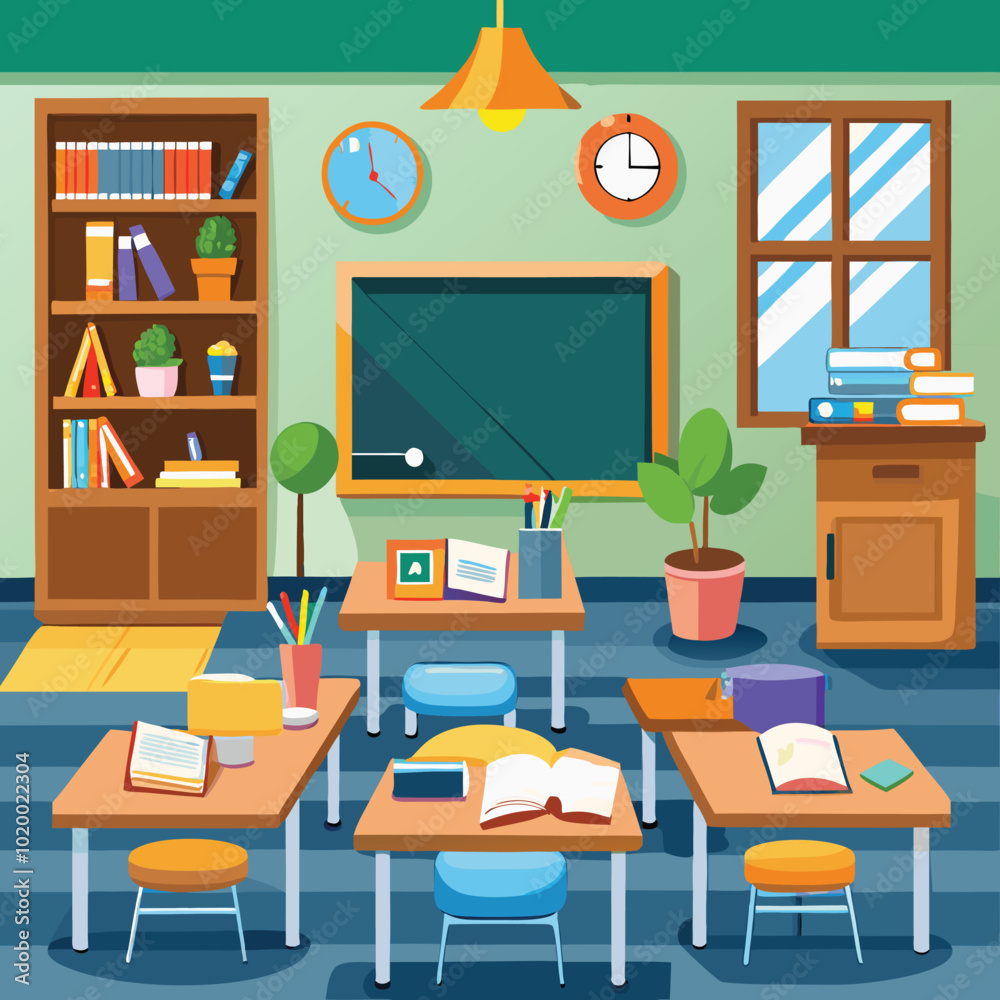school classroom stationories vector illustration graphic design school classroom stationories vector illustration graphic design