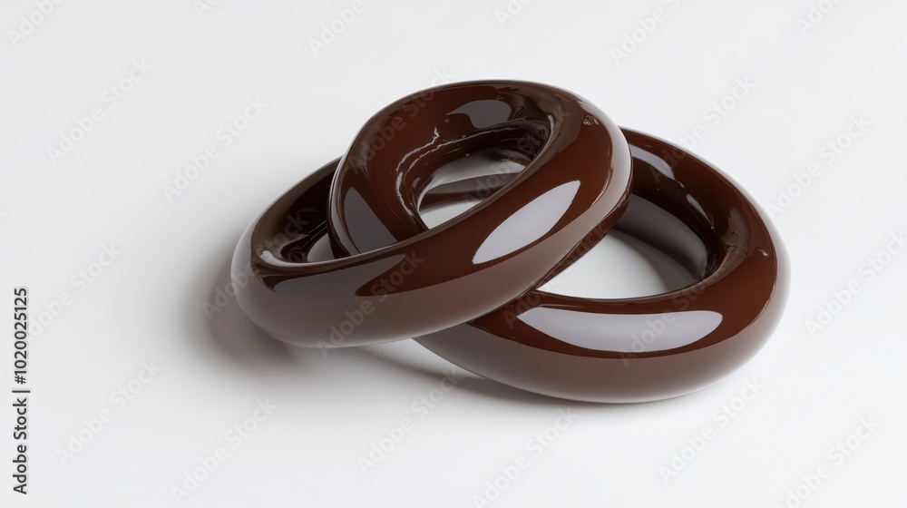 The Elegant Brown Chocolate Rings The Elegant Brown Chocolate Rings