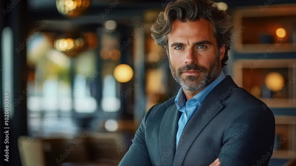 Confident Businessman. Confident Businessman.