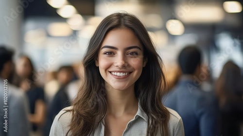 Smiling Woman Portrait.