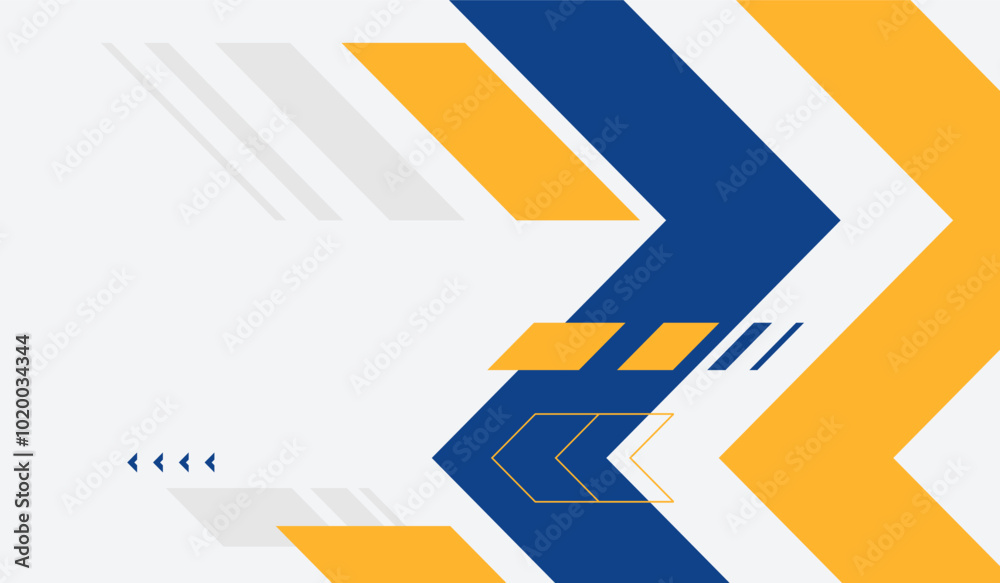 Blue and yellow abstract geometric background vector illustration Blue and yellow abstract geometric background vector illustration