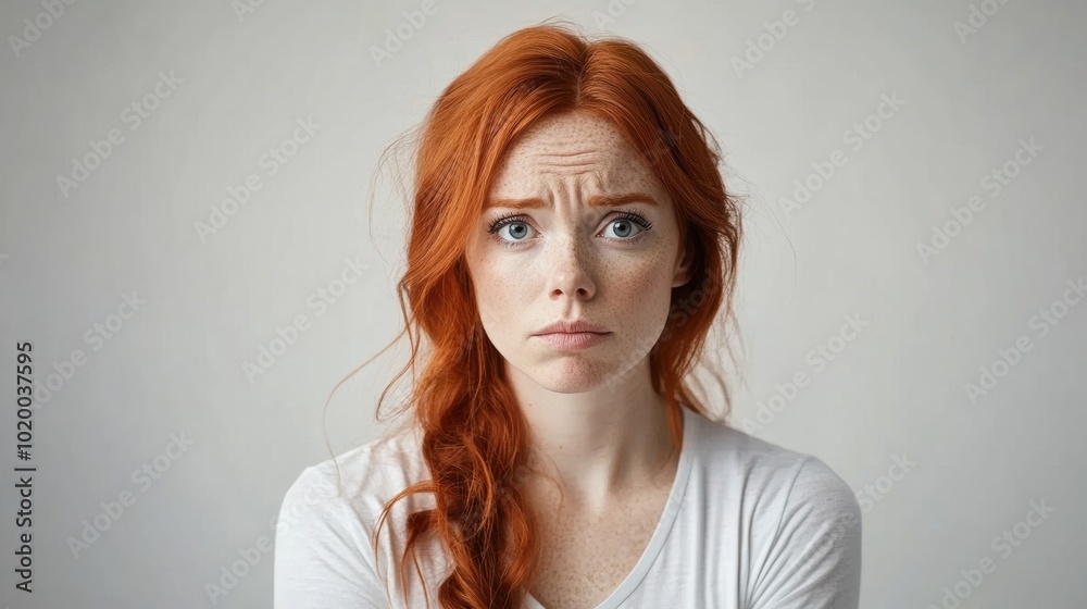 Sad Redhead. Sad Redhead.