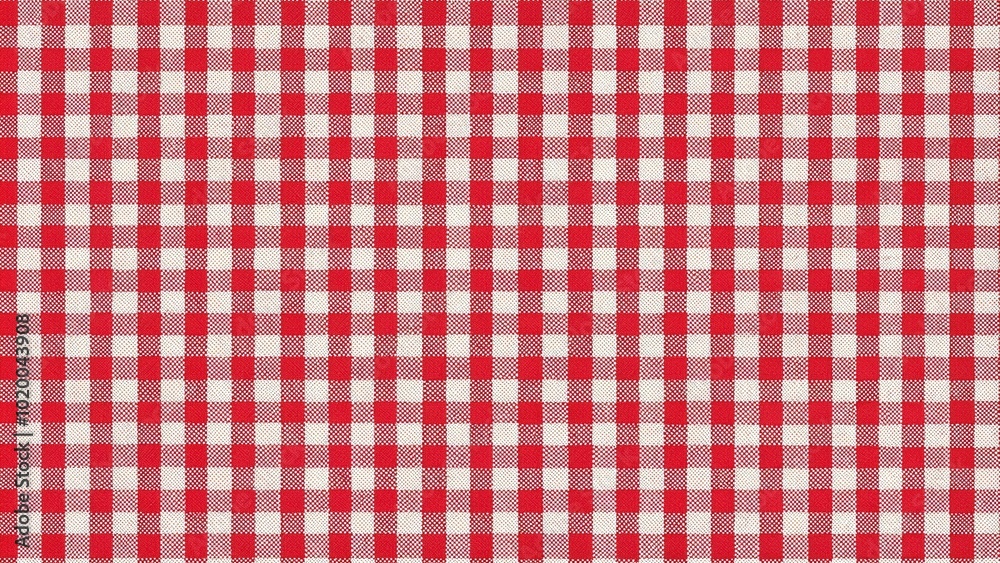 Background with red and white checkered tablecloth Point of View Background with red and white checkered tablecloth Point of View