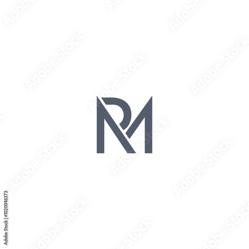 RM letter logo concept isolated on white background Free Download RM letter logo concept isolated on white background - GFXLoad