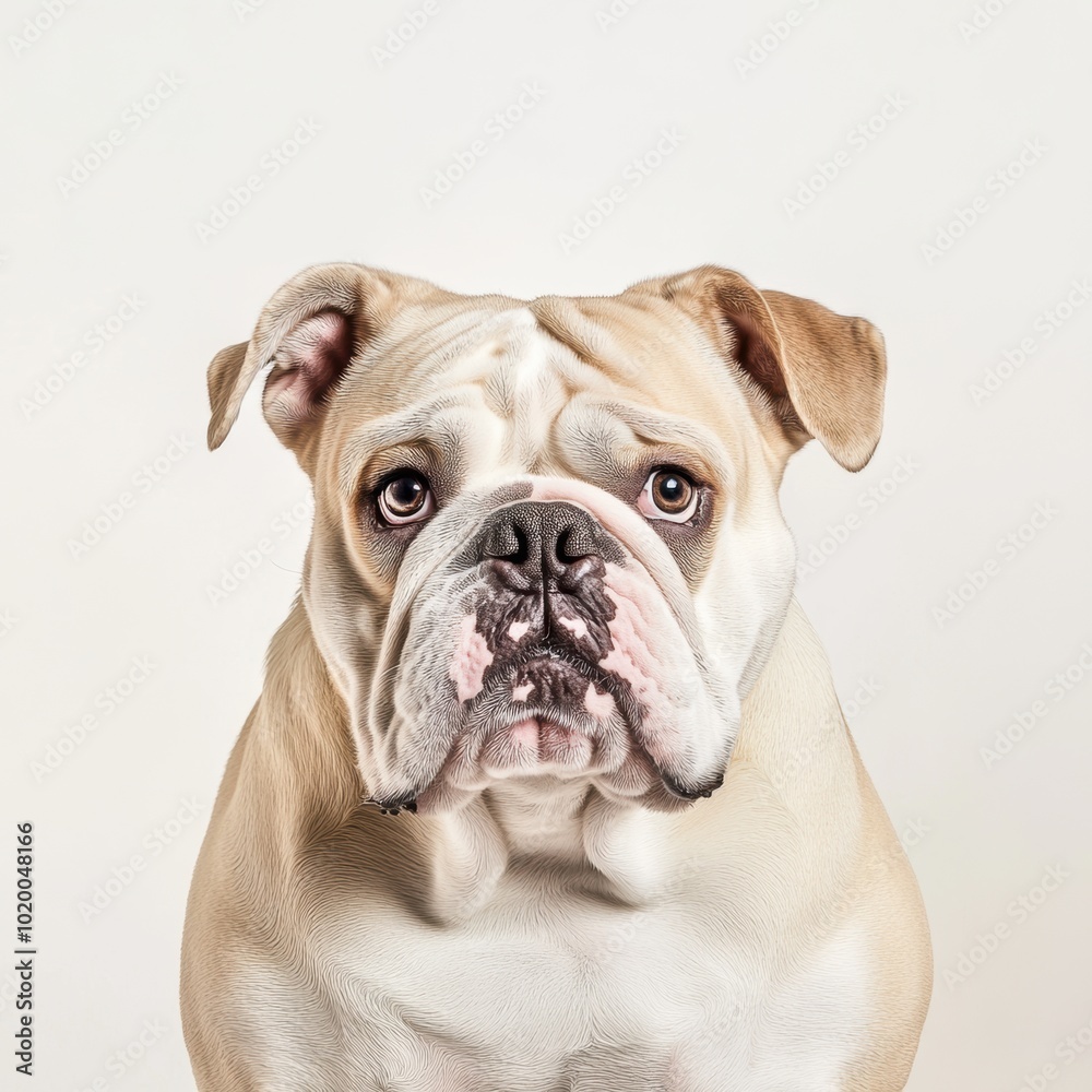 Bulldog Portrait. Bulldog Portrait.