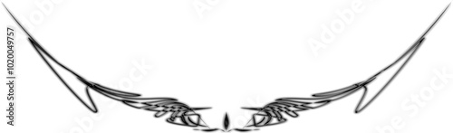 Metallized volumetric elegant edging in the form of a bowl, cup. Vector.