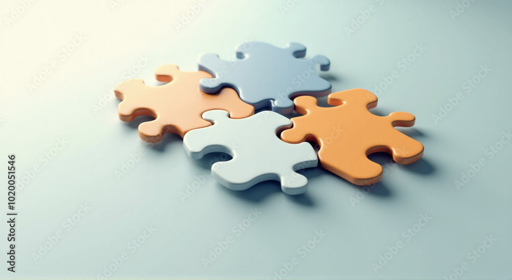 Obraz premium jigsaw puzzle piece