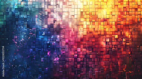 The image shows a vibrant abstract background filled with dynamic splashes of color, creating an energetic and lively atmosphere, Generative ai