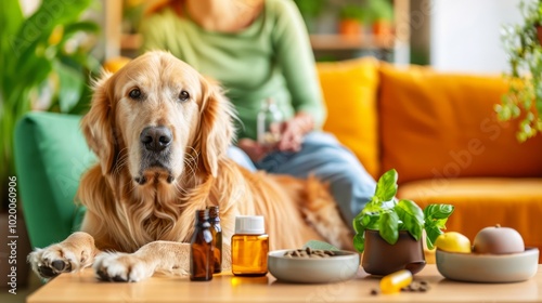 Serene Home with Pet and Homeopathic Remedies