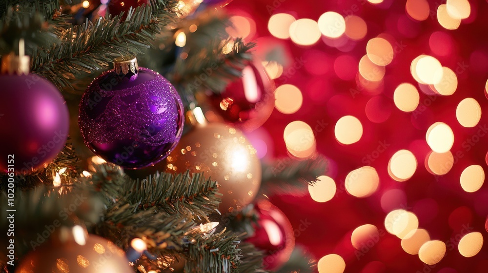 The Christmas Tree with Ornaments The Christmas Tree with Ornaments