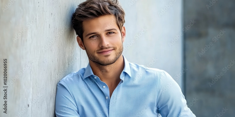 Handsome Man Portrait. Handsome Man Portrait.