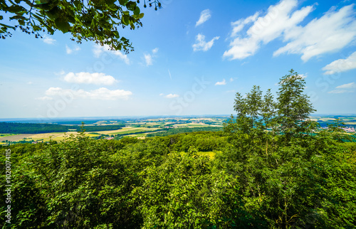 View of the green landscape near Scheßlitz.
 photo