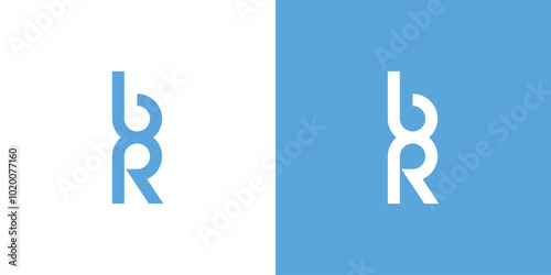 Letter BR Logo Design