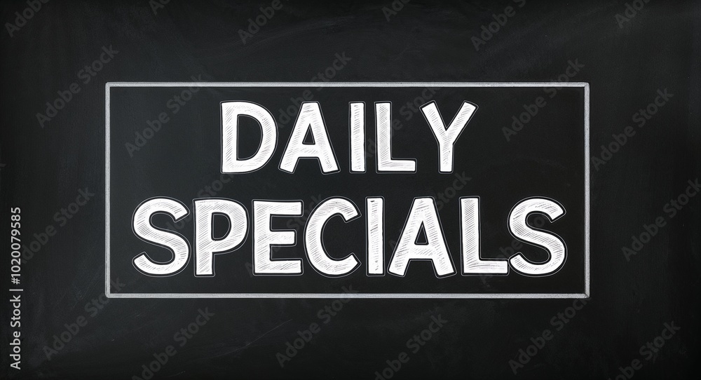 daily specials text lettering on blackboard chalkboard background daily specials text lettering on blackboard chalkboard background