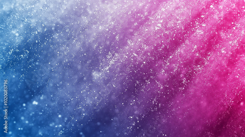 Glittering Gradient Background in Pink and Blue with Sparkling Texture and Shimmering Light
