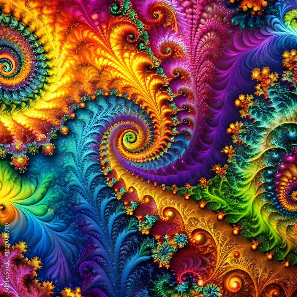 abstract multicolored illustration of vibrant far abstract multicolored illustration of vibrant far