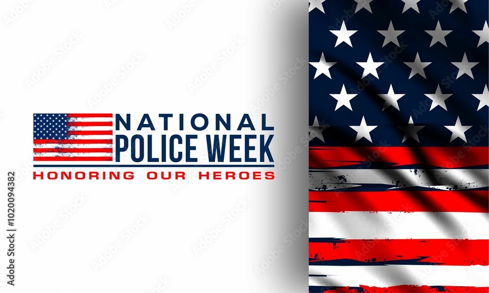 National Police week , that pays tribute to the local, state, and federal officers who have died or disabled, in the line of duty. vector art National Police week , that pays tribute to the local, state, and federal officers who have died or disabled, in the line of duty. vector art