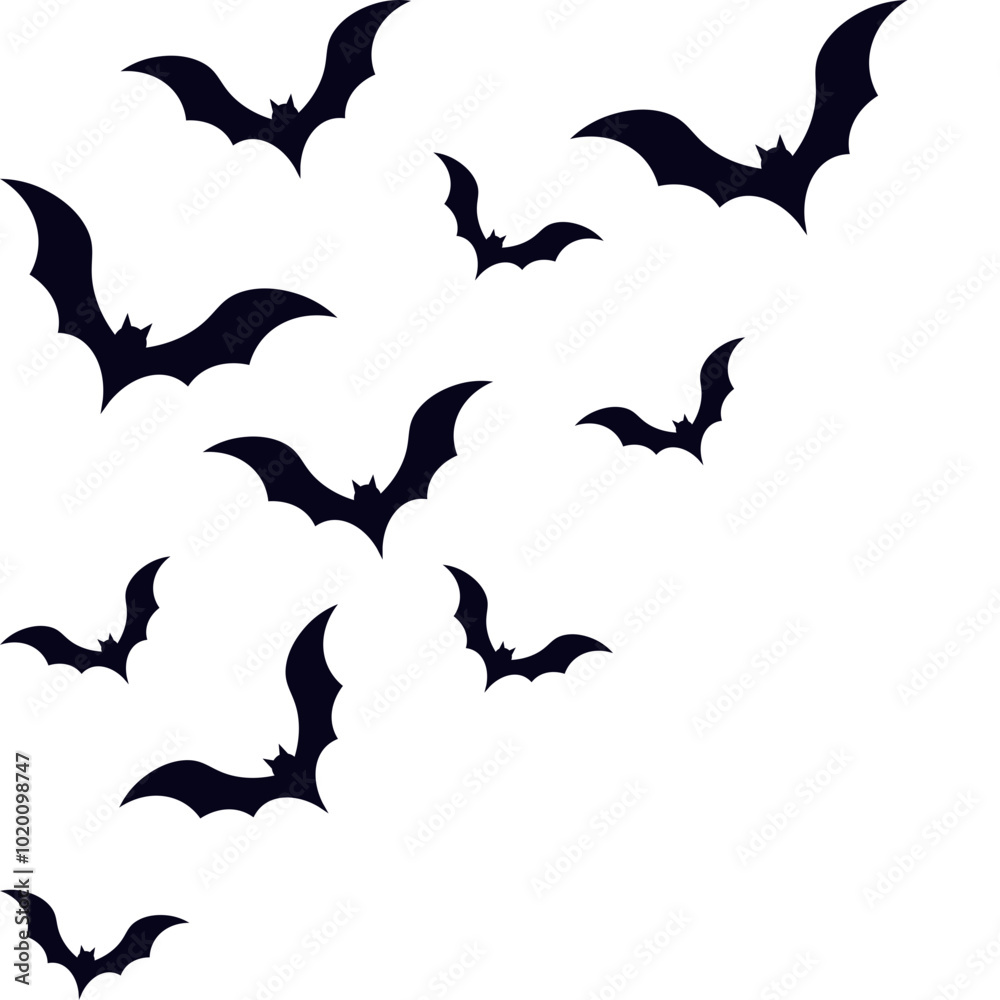 Obraz premium Bat Decoration Corner