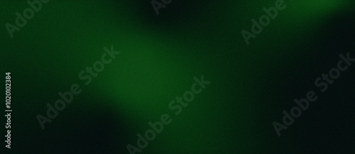 Abstract noise sea green gradient on black grainy background, header backdrop banner design