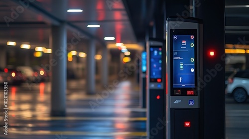 Smart parking systems in shopping malls display LED screens to indicate the location of vacant parking spaces and provide directions to the nearest parking space."