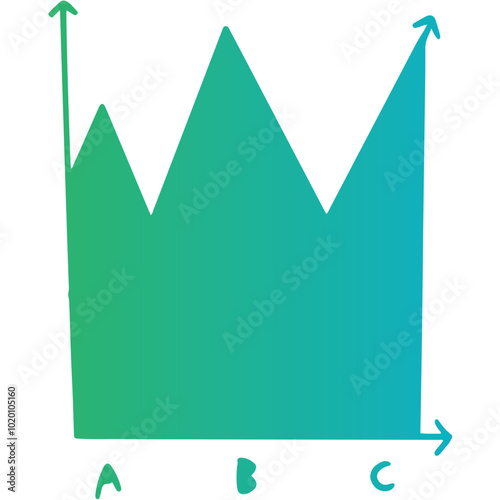 Business infographics icons with different diagram vector illustration. Abstract data visualization, marketing charts and graphs. Business statistics, planning and analytics, forecasting growth rates