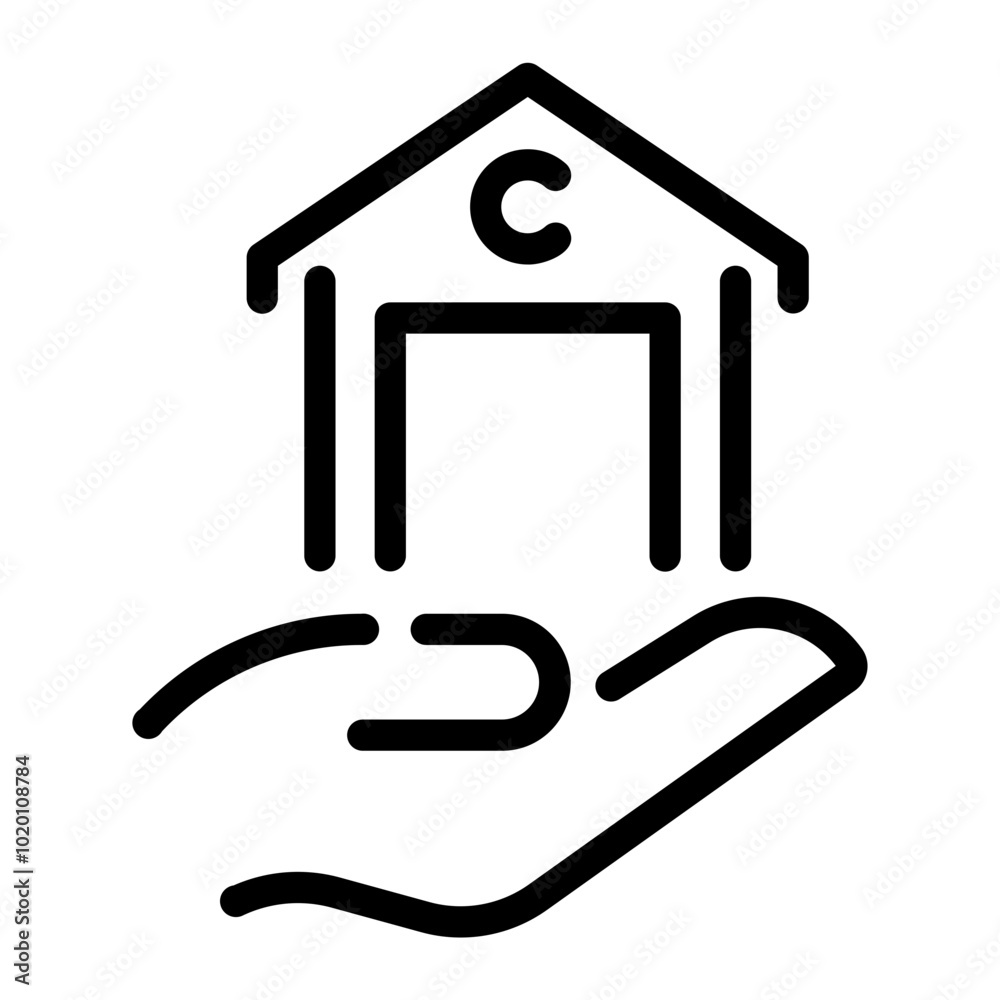 smart house Line Icon