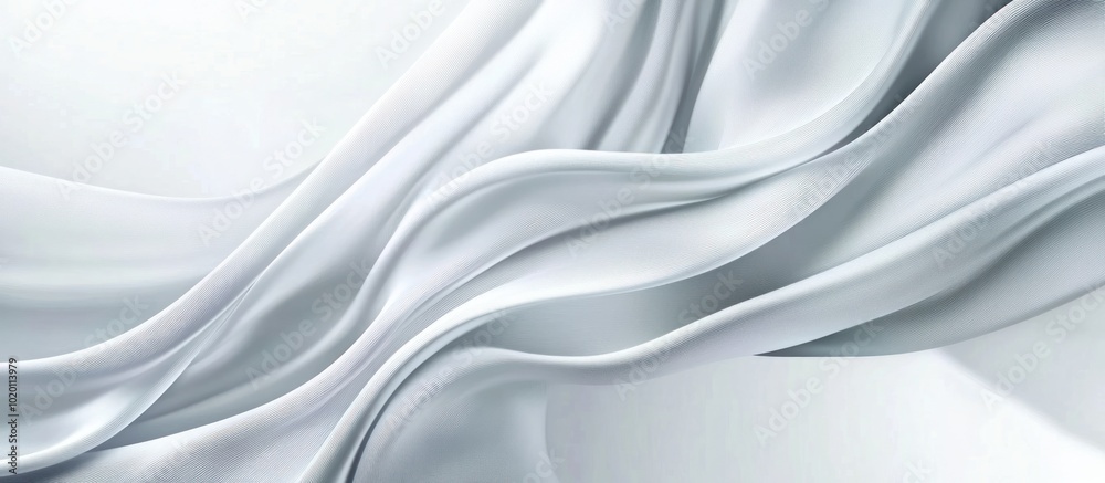 Obraz premium Abstract White Fabric Texture