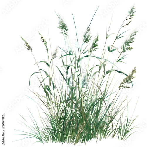 Grass Clipart Vector Illustration