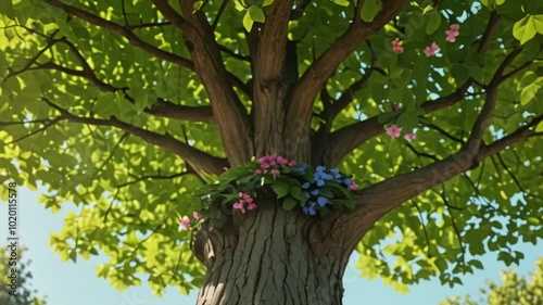 tree with flowers