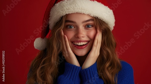 The Joyful Girl in Hat