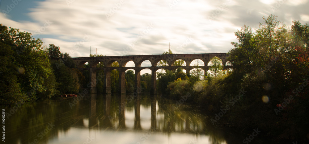 Fototapeta premium bridge over river