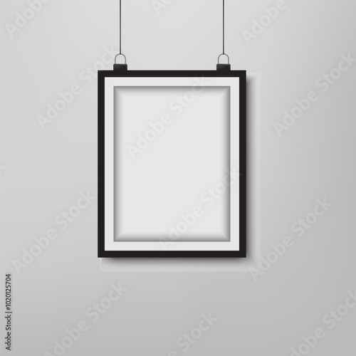 Frame photo border art gallery for decoration
