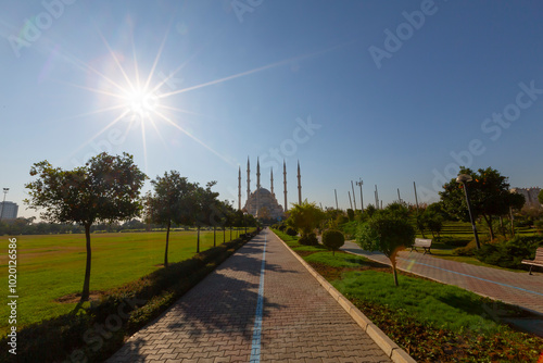 Central Park is a city park with a total area of ​​50 hectares, built on both banks of the Seyhan River. photo